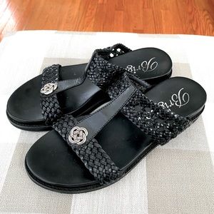 Brighton Interlok black sandal 8.5